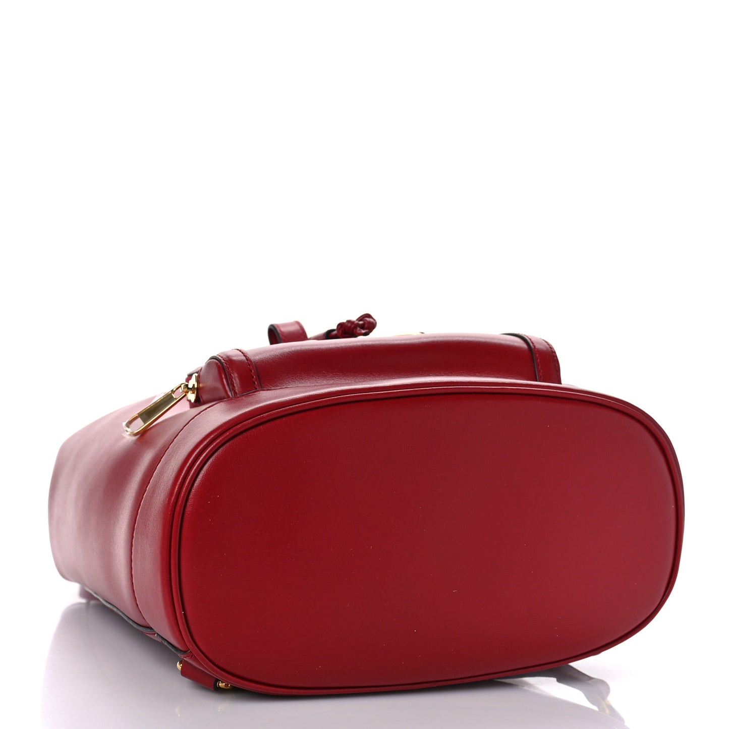Boarded Plutone Calfskin Horsebit 1955 Single Buckle Backpack New Cherry Red