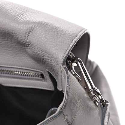 Givenchy Grained Calfskin Medium Pandora Pure Flap Bag Pearl Grey 13 of 14