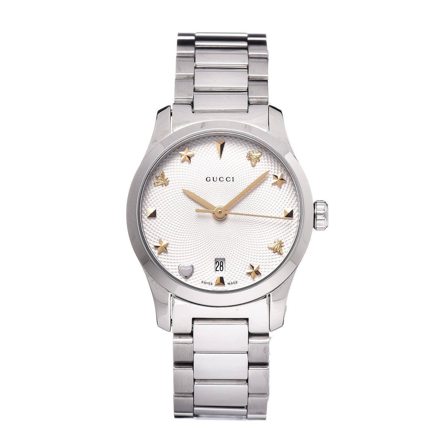 Stainless Steel 27mm G-Timeless Charm Quartz Watch