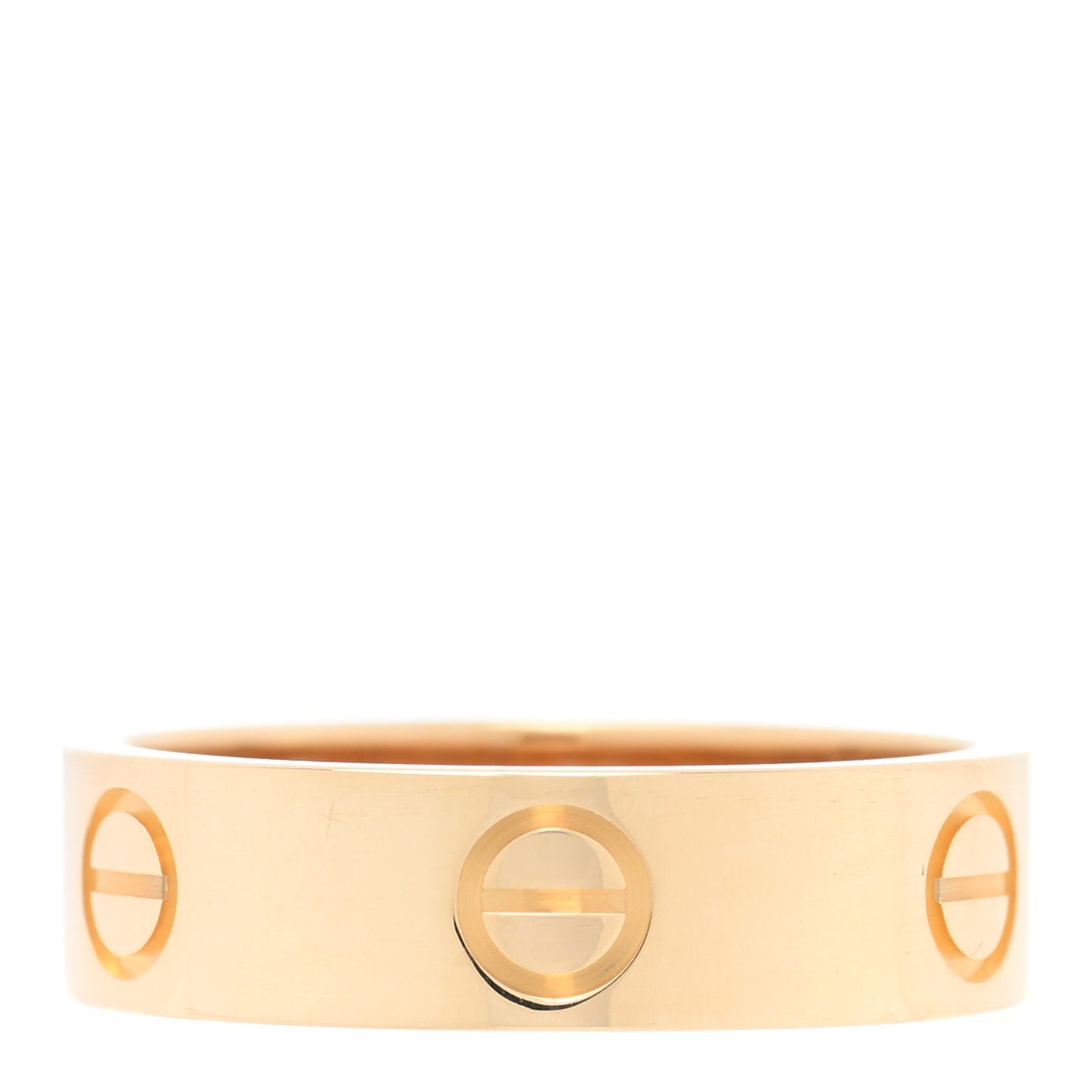 18K Yellow Gold 5.5mm LOVE Ring 56 7.5