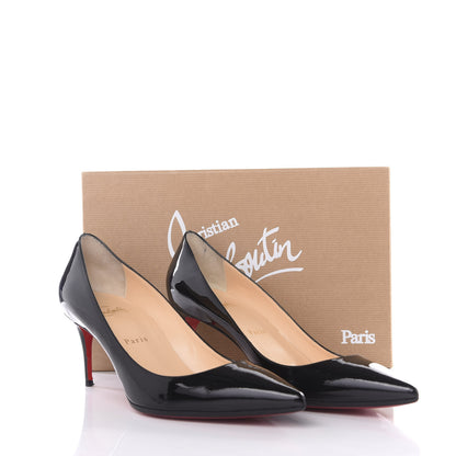Christian Louboutin Patent Decollete 554 70 Pumps 39.5 Black 11 of 11