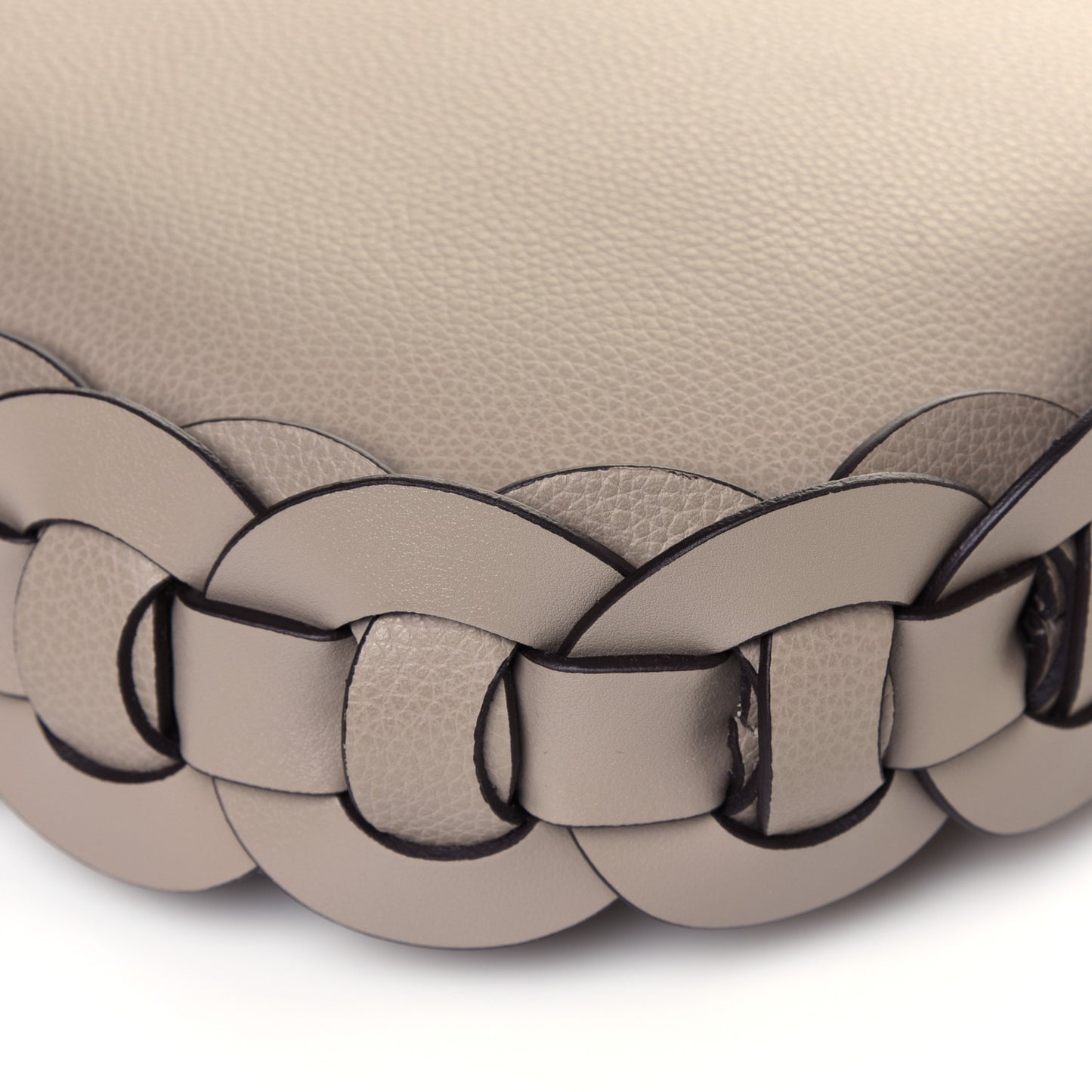 Small Grain Smooth Calfskin Medium Darryl Hobo Motty Grey