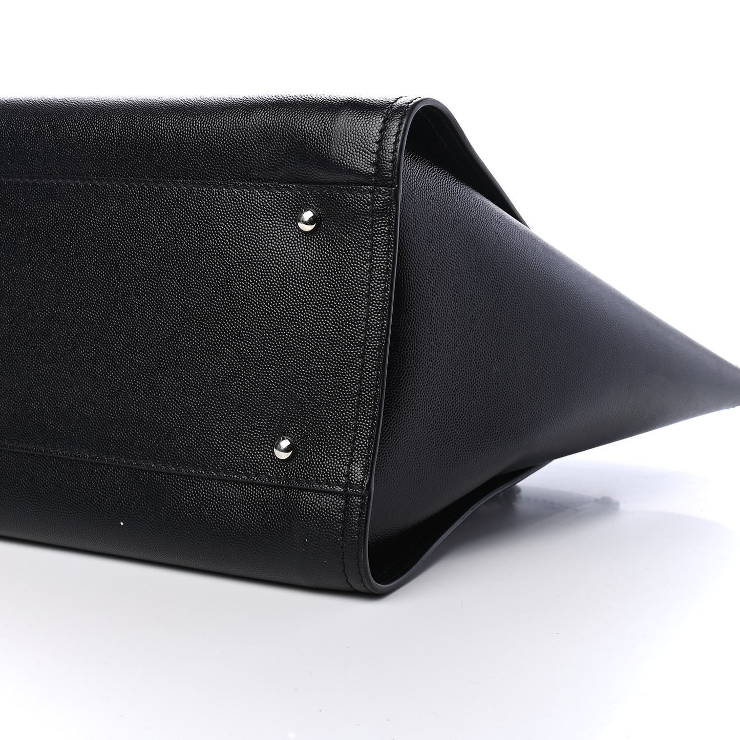 Caviar Medium Studded Deauville Tote Black
