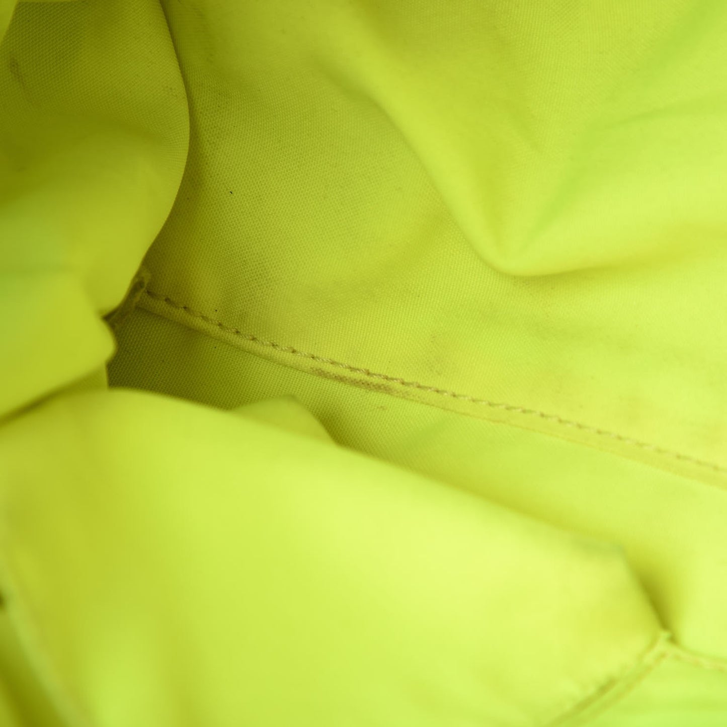Patent Quilted Day Glo Flap Black