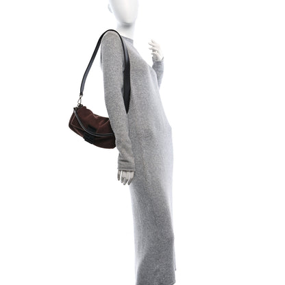 Fendi Cashmere Vitello Grace Baguette Brown 2 of 11