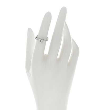 Tiffany 18K White Gold Diamond Paloma Picasso Jolie Flower Ring 49 5 2 of 6