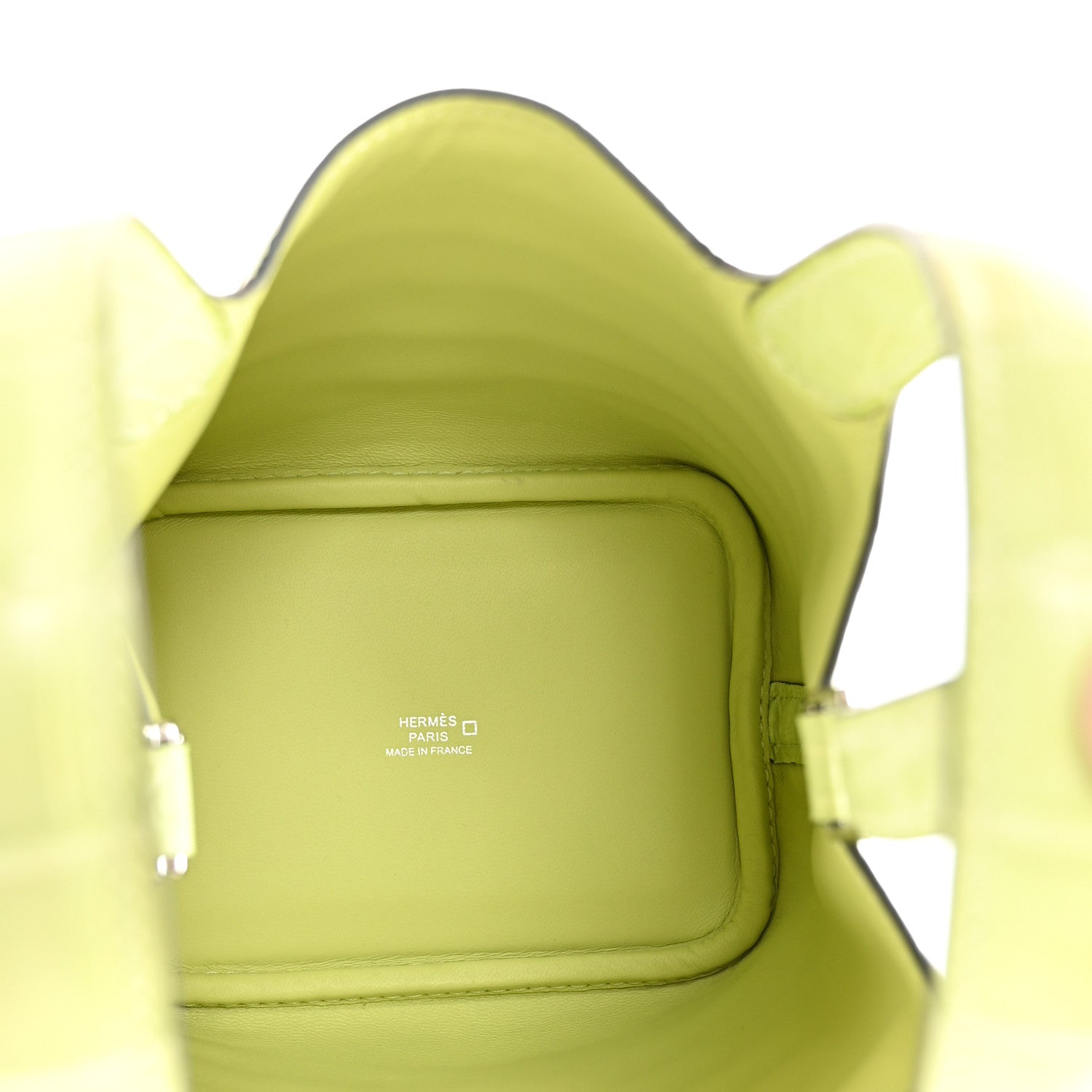 Hermes Matte Alligator Micro Picotin Lock Jaune Bourgeon 5 of 11