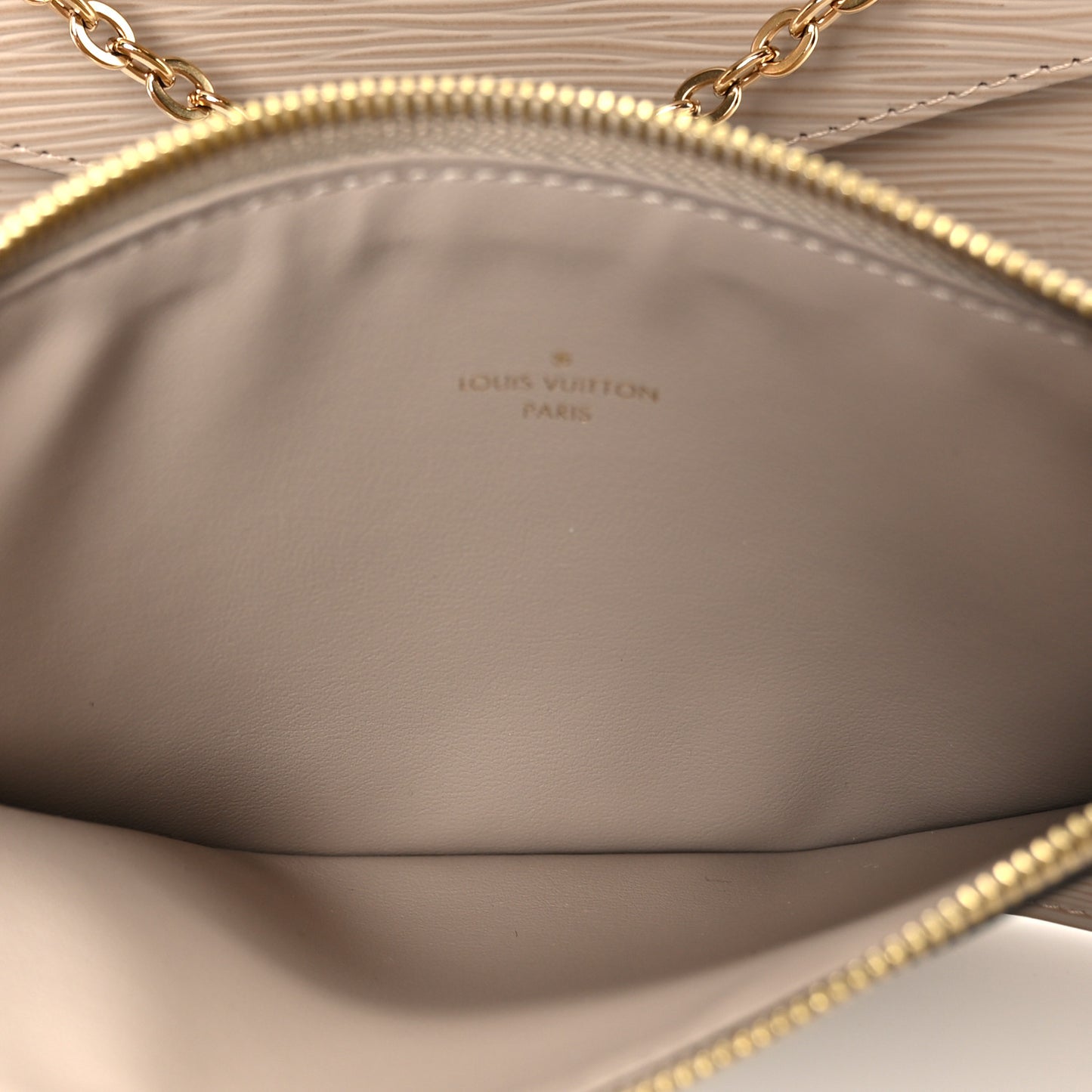 Epi Felicie Pochette Chain Wallet Galet