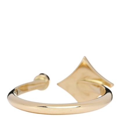 Louis Vuitton 18K Yellow Gold Diamond Black Onyx Mini Color Blossom Star Ring 52 6 3 of 5