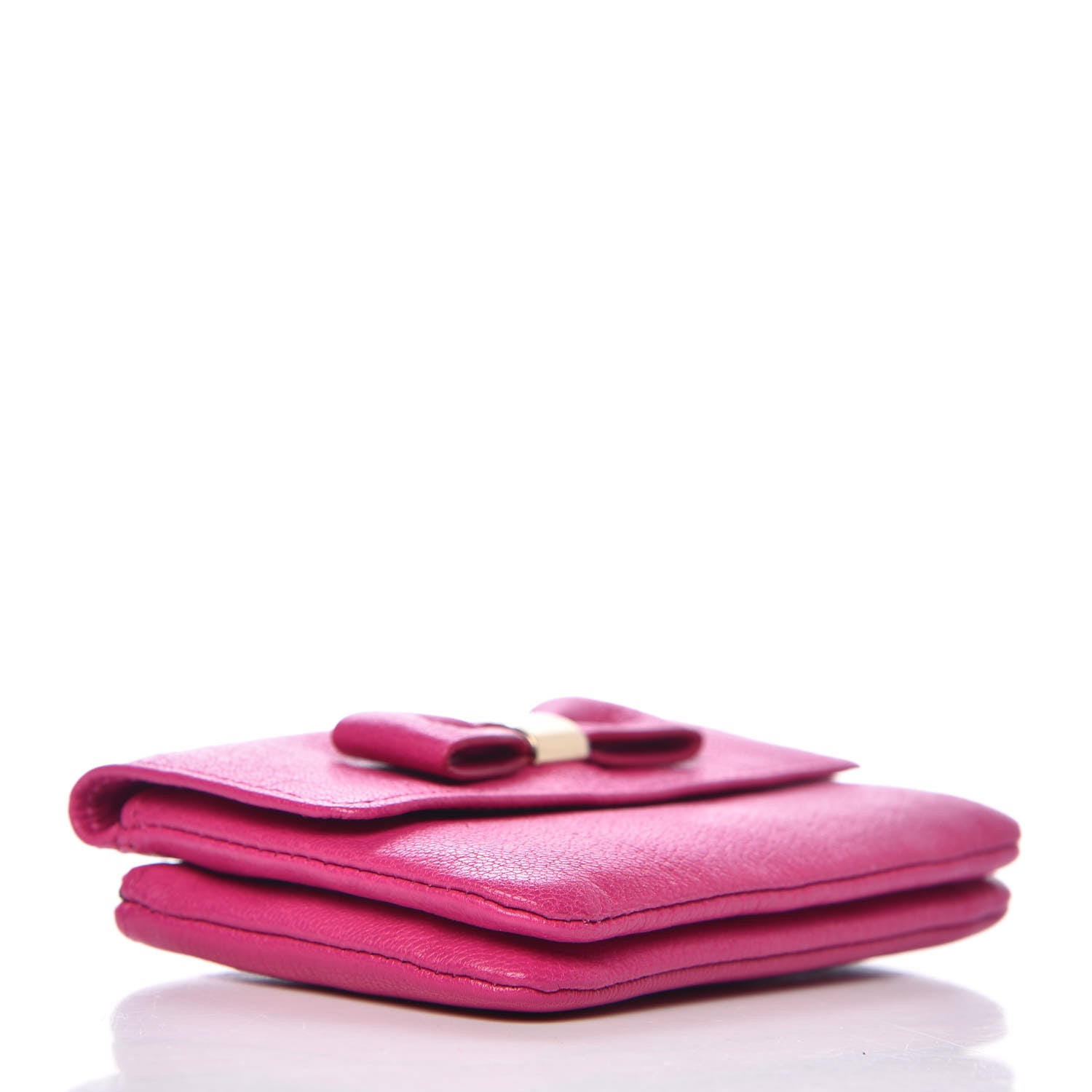 Mulberry Goatskin Bow Coin Purse Pink 4 of 7