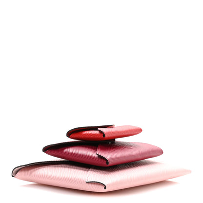 Louis Vuitton Epi Kirigami Pochette Set Rose Ballerine Fuchsia Coquelicot 4 of 10
