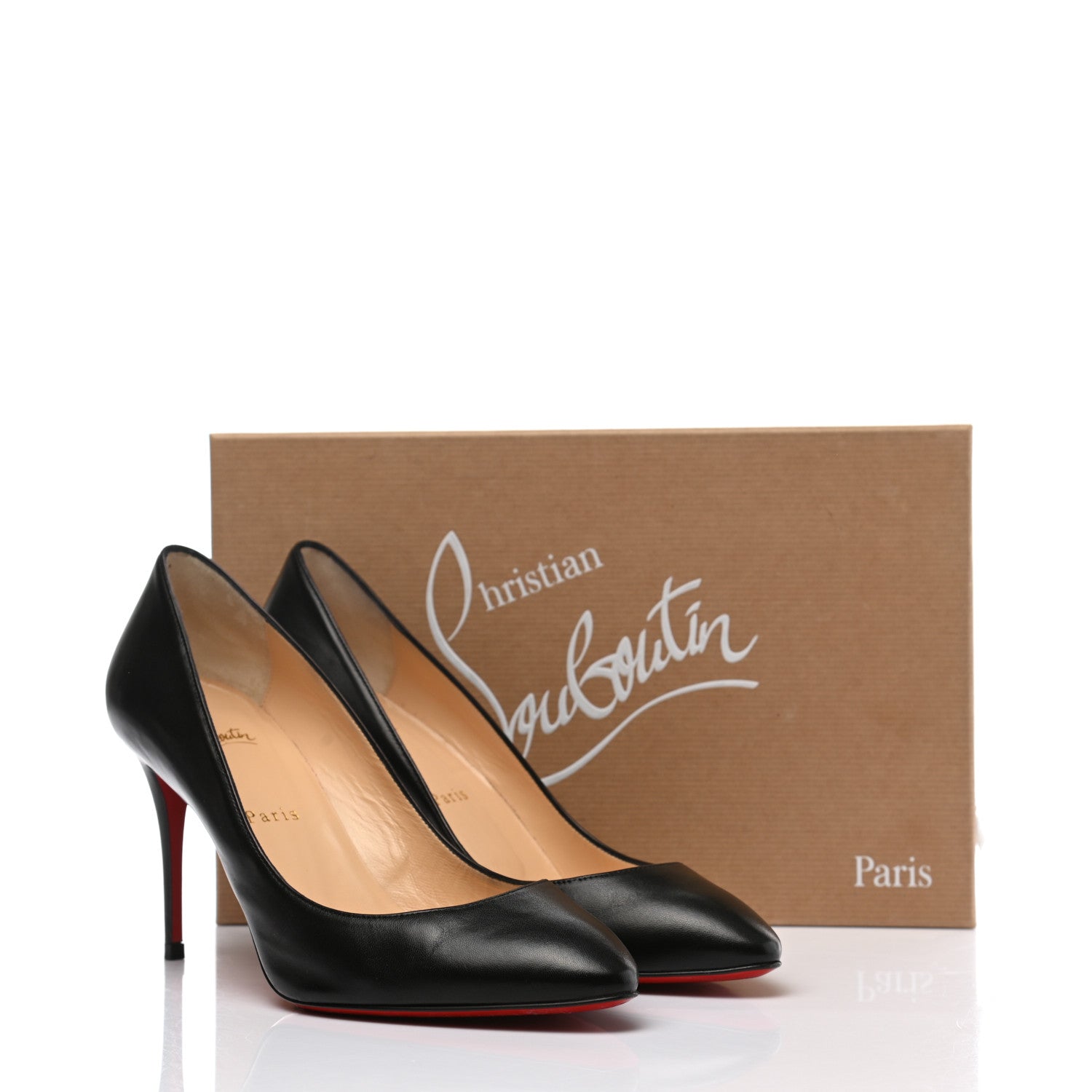 Christian Louboutin Kid Pigalle 100 Pumps 38.5 Black 11 of 11