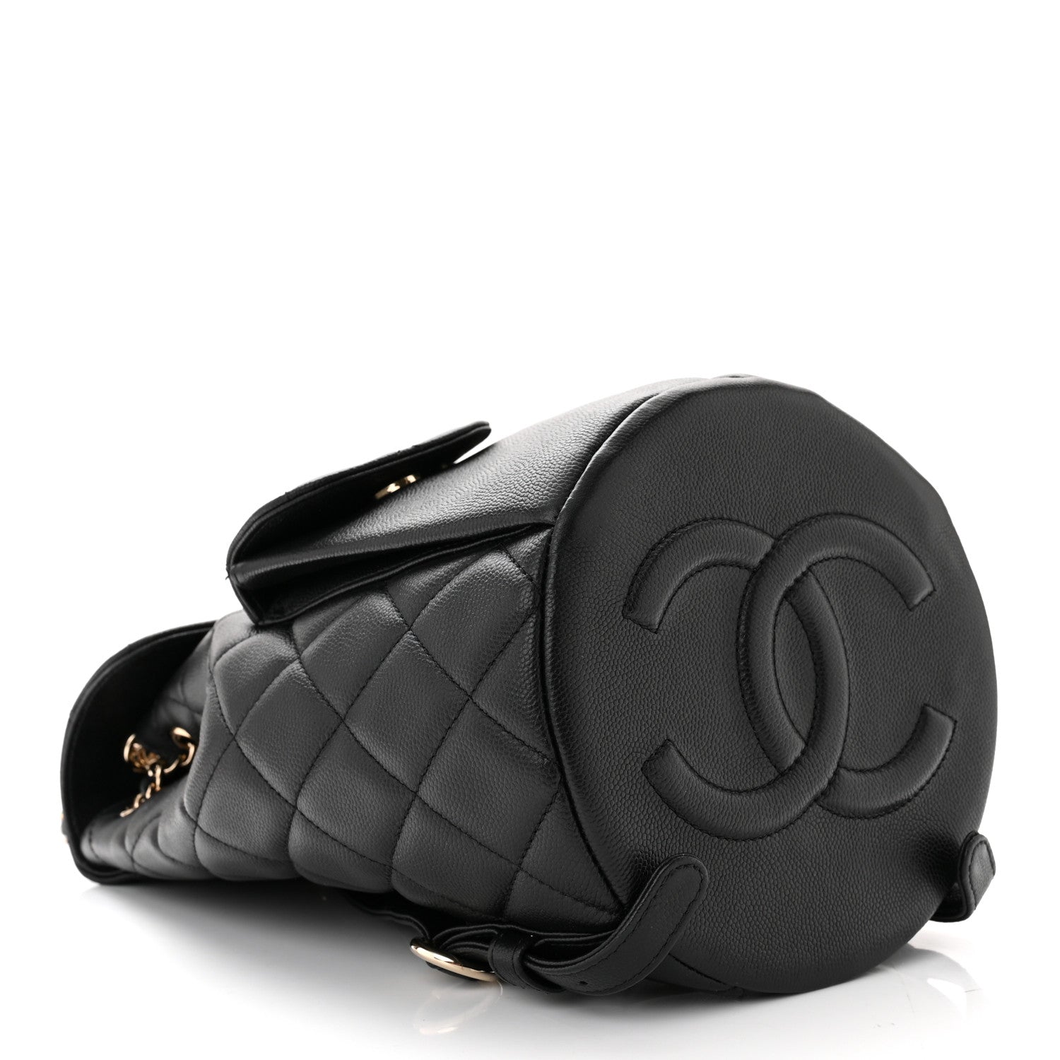 Chanel Caviar Quilted Pockets Backpack Black 3 of 9