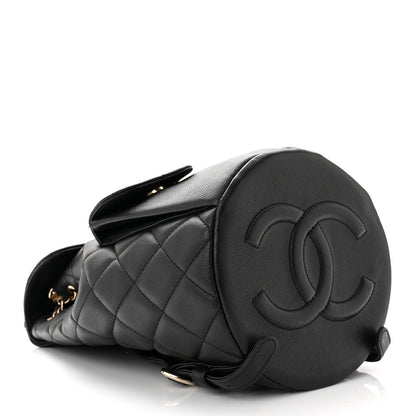 Chanel Caviar Quilted Pockets Backpack Black 3 of 9