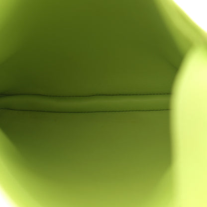 Hermes Lambskin Clou De Selle Pouch Kiwi 5 of 12