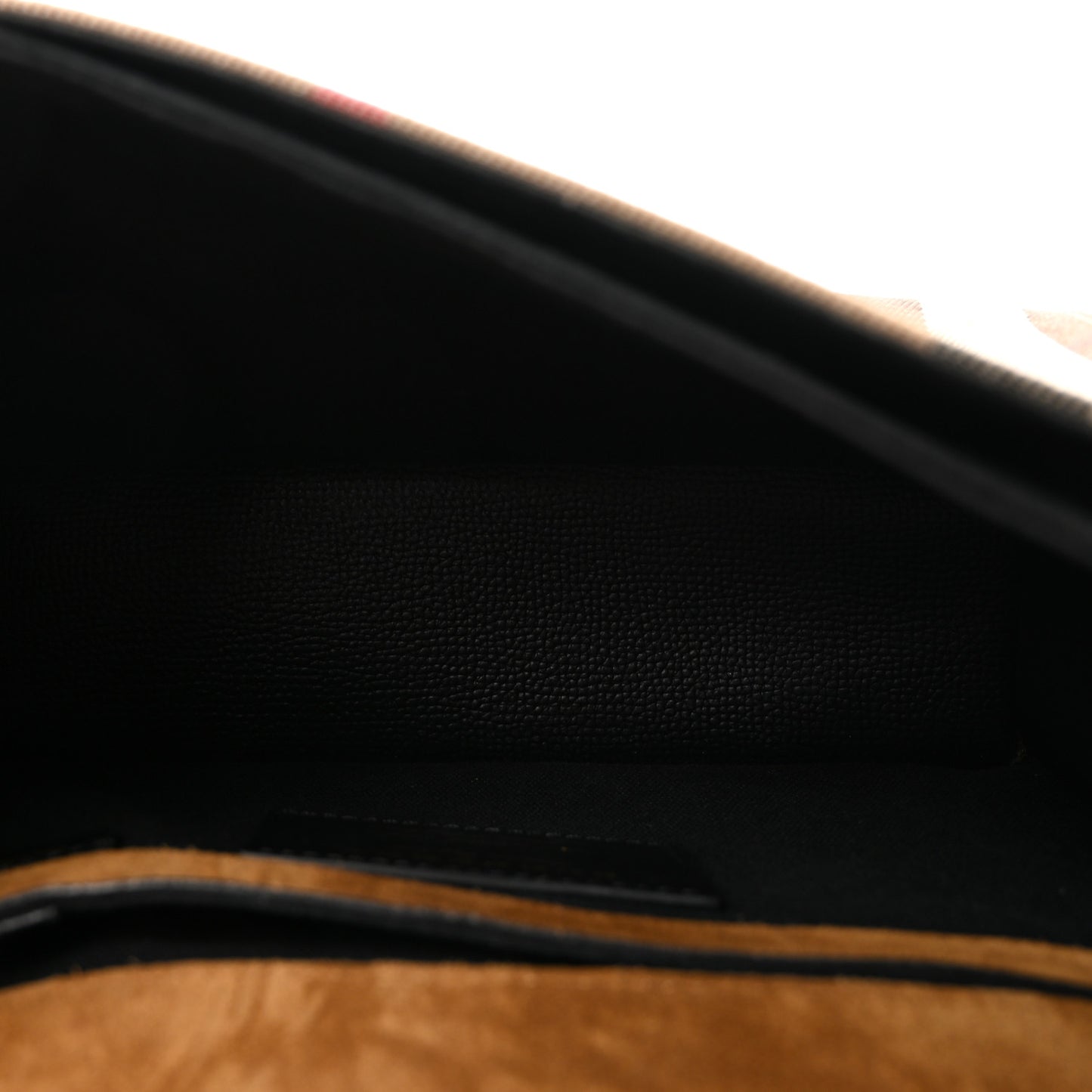 Derby Calfskin House Check Small Macken Crossbody Bag Black Black