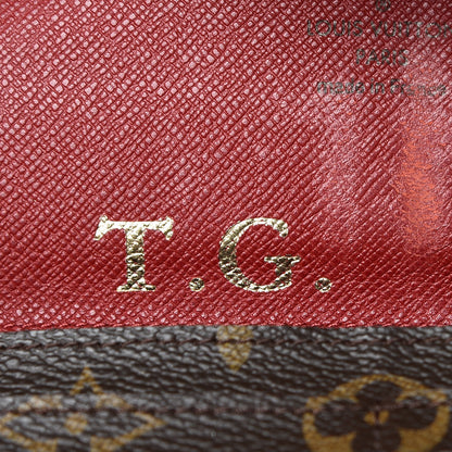Louis Vuitton Monogram Josephine Wallet Red 8 of 12
