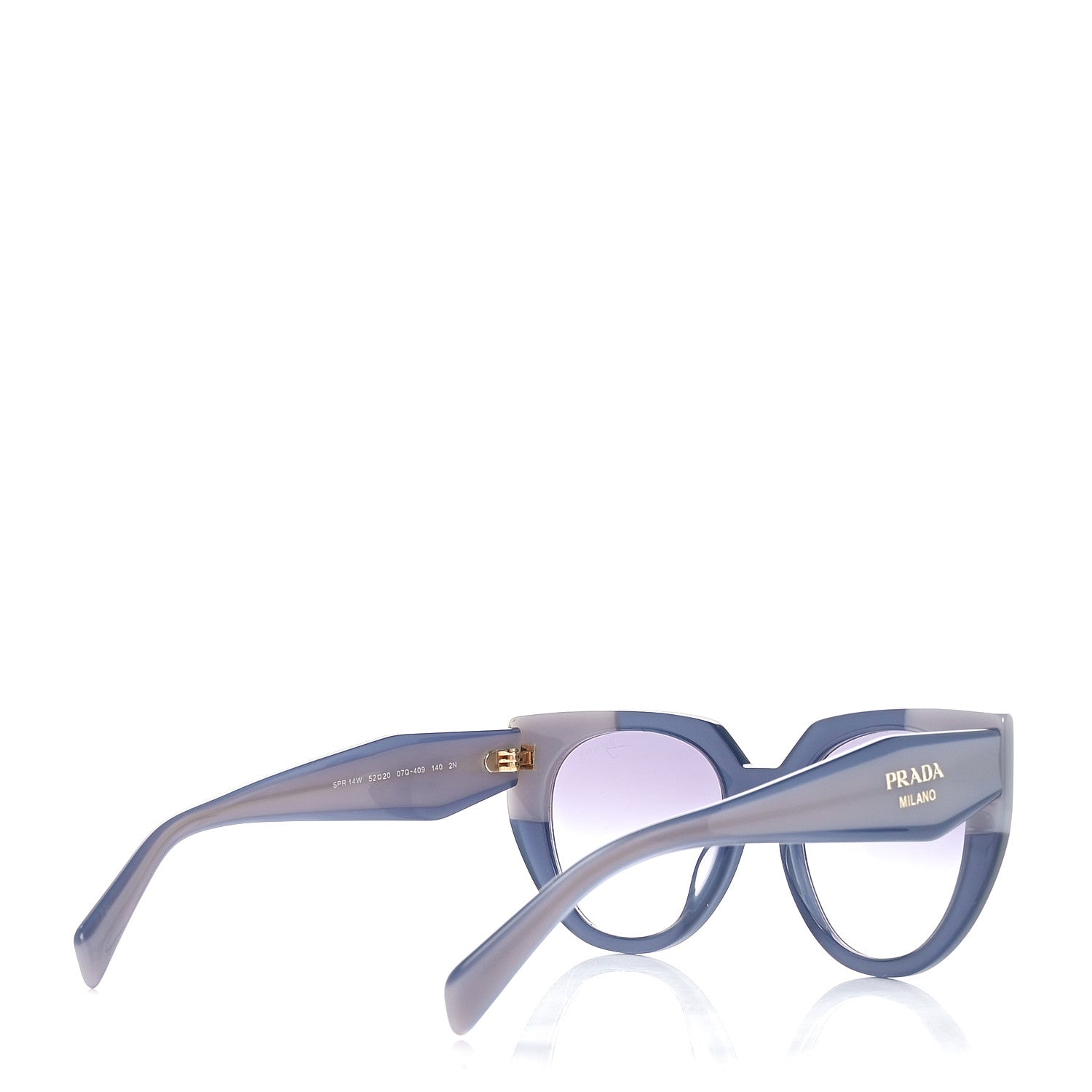 Prada Acetate Sunglasses SPR 14W Opal Astral 4 of 7
