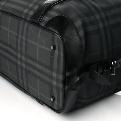 Burberry Nylon Smoked Check Weekend Duffle Bag Black 11 of 18