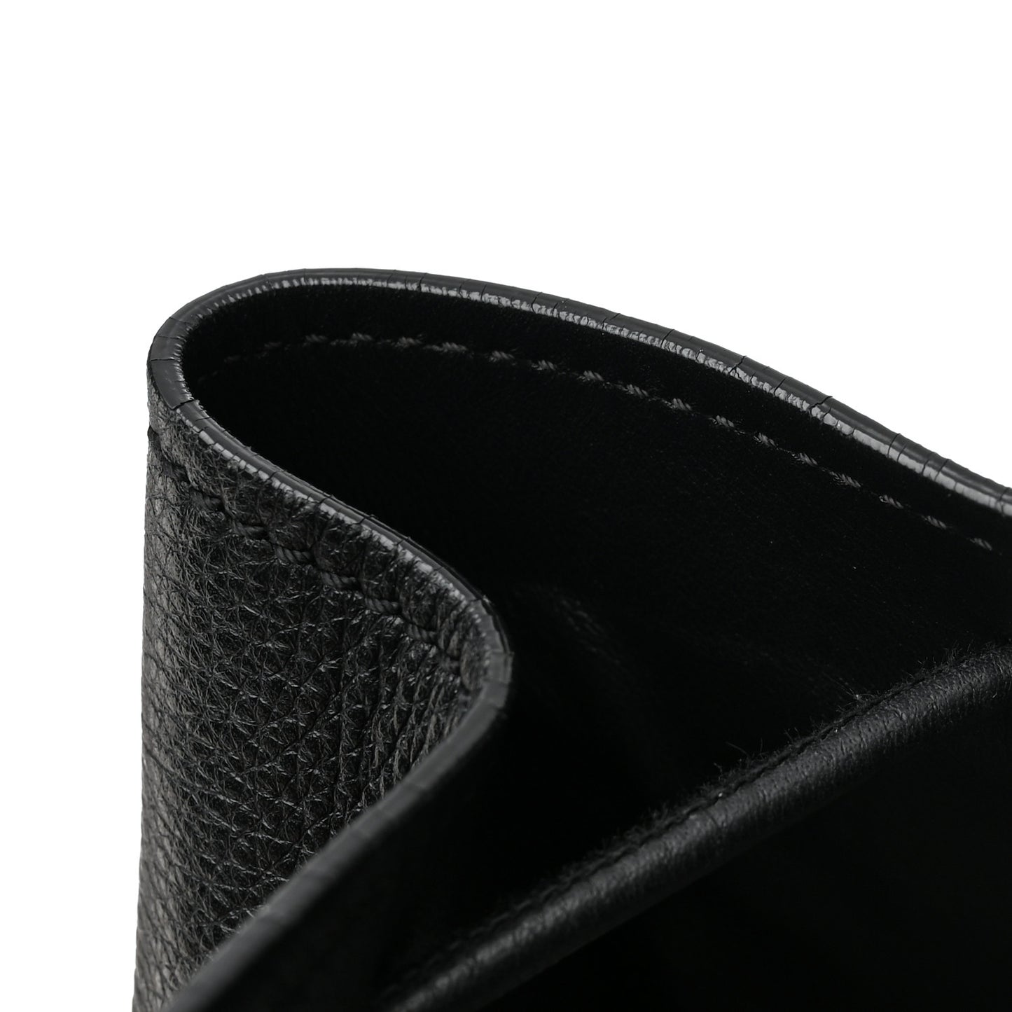 Calfskin Small Tassel Bucket Bag Black