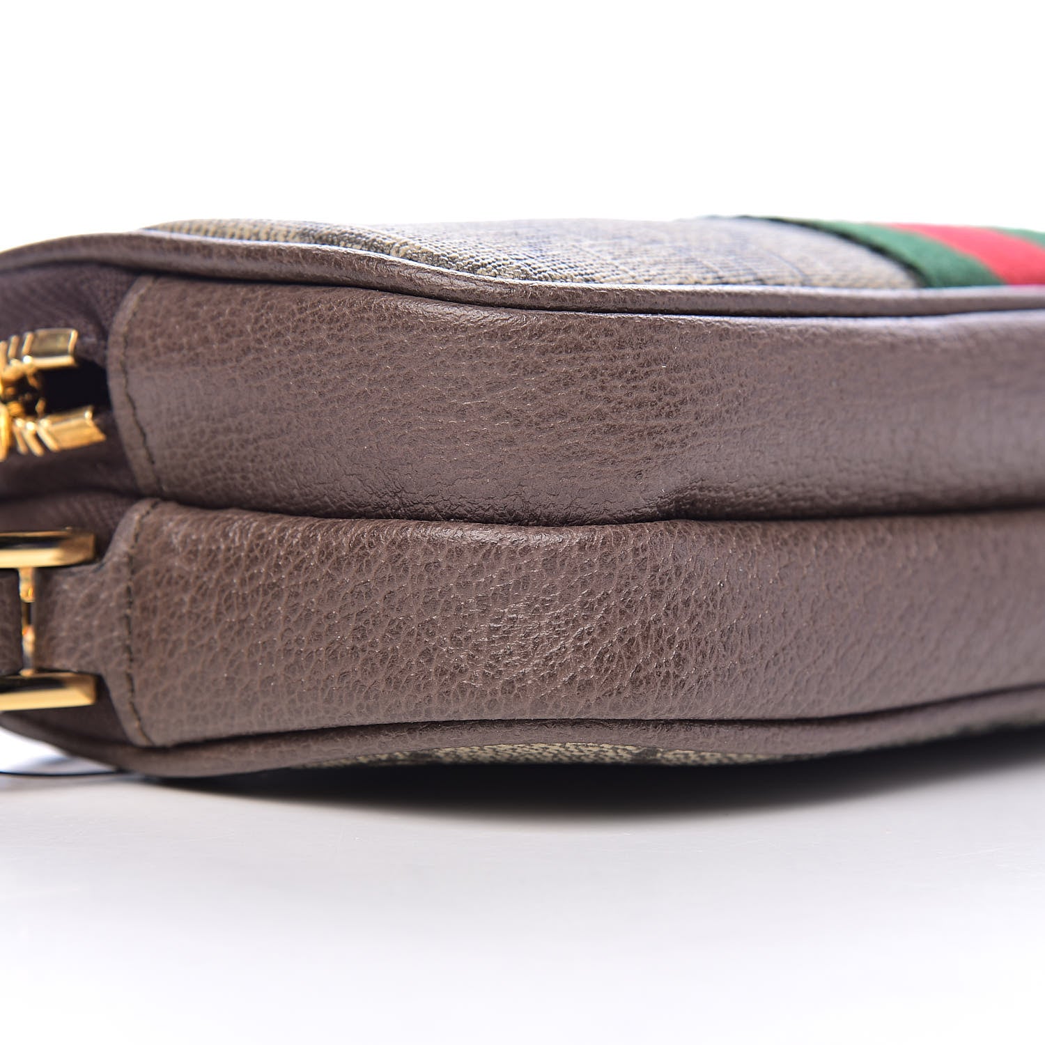 Gucci GG Supreme Monogram Web Ophidia Wristlet Beige New Acero 8 of 10