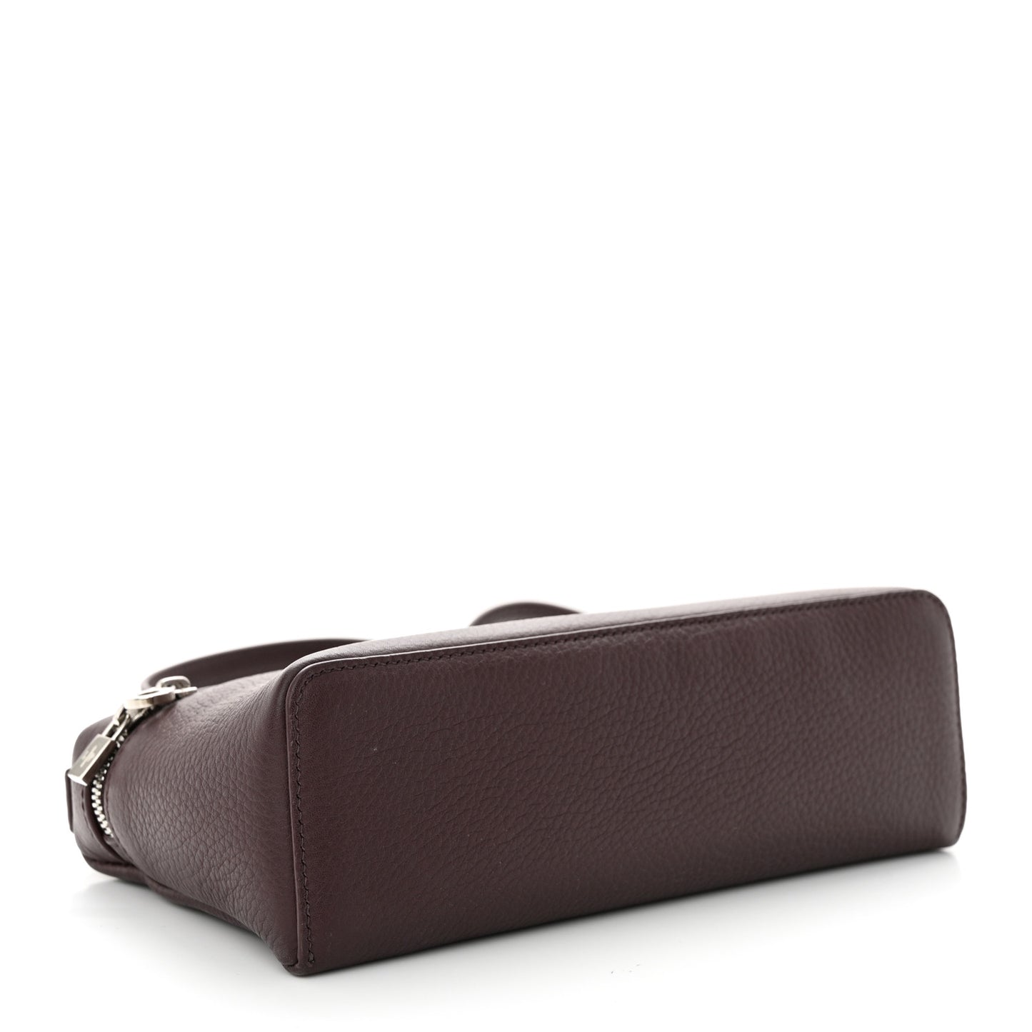 Grained Calfskin L19 Extra Pocket Pouch Plum