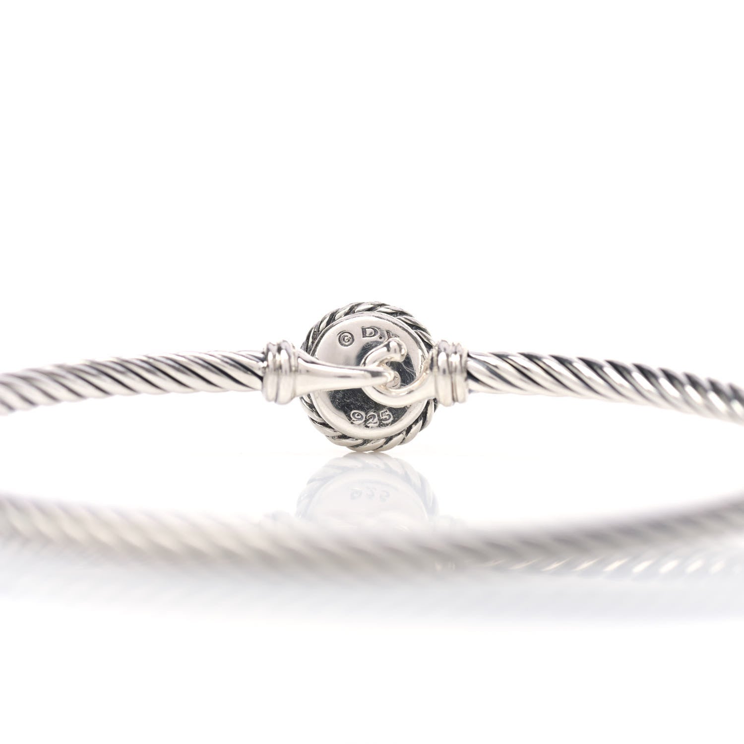 David Yurman Sterling Silver Blue Topaz 3mm Chatelaine Bracelet 4 of 4