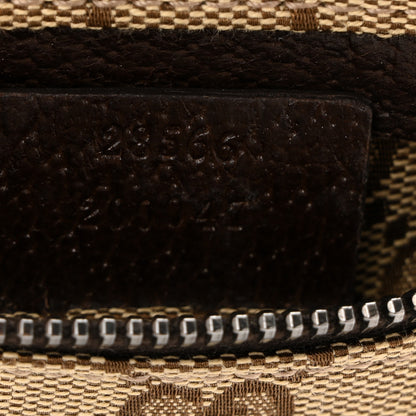 Gucci GG Monogram Double Pocket Belt Bag Dark Brown 8 of 12