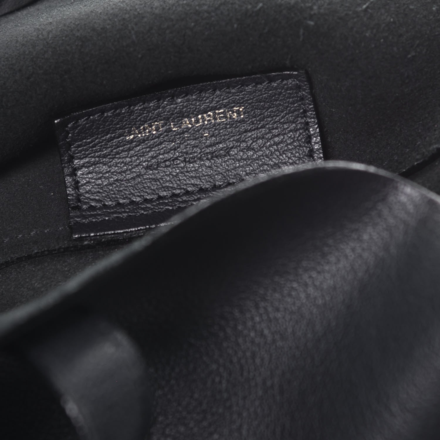 Saint Laurent Calfskin Large Shopping Tote Black 6 of 11
