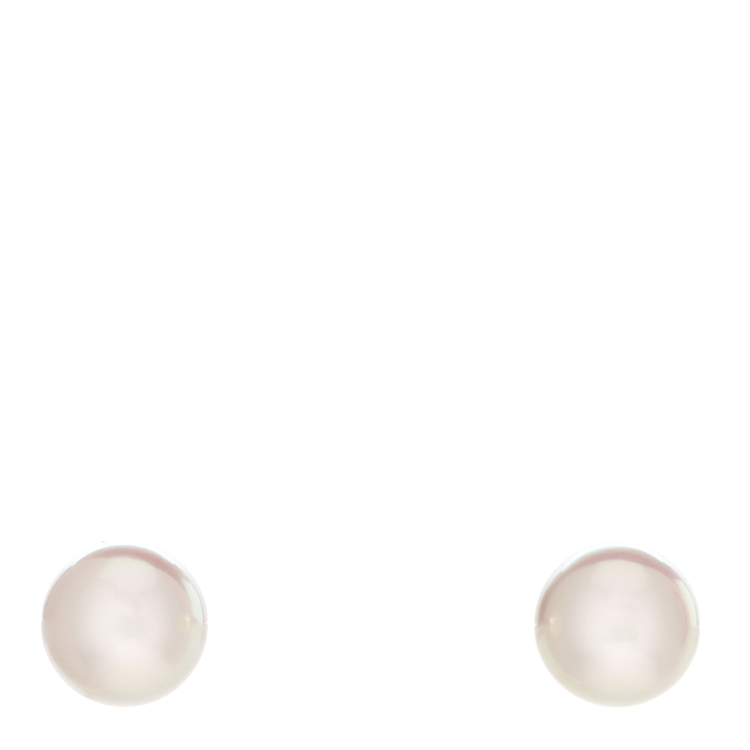 Mikimoto 18K White Gold Akoya Pearl 7.5-8mm Stud Earrings 1 of 5