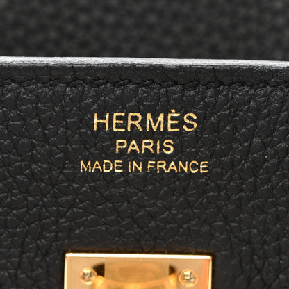 Hermes Togo Birkin 25 Black 6 of 16