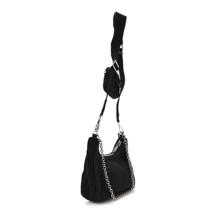 Prada Nylon Re-Edition 2005 Shoulder Bag Black 3 of 11