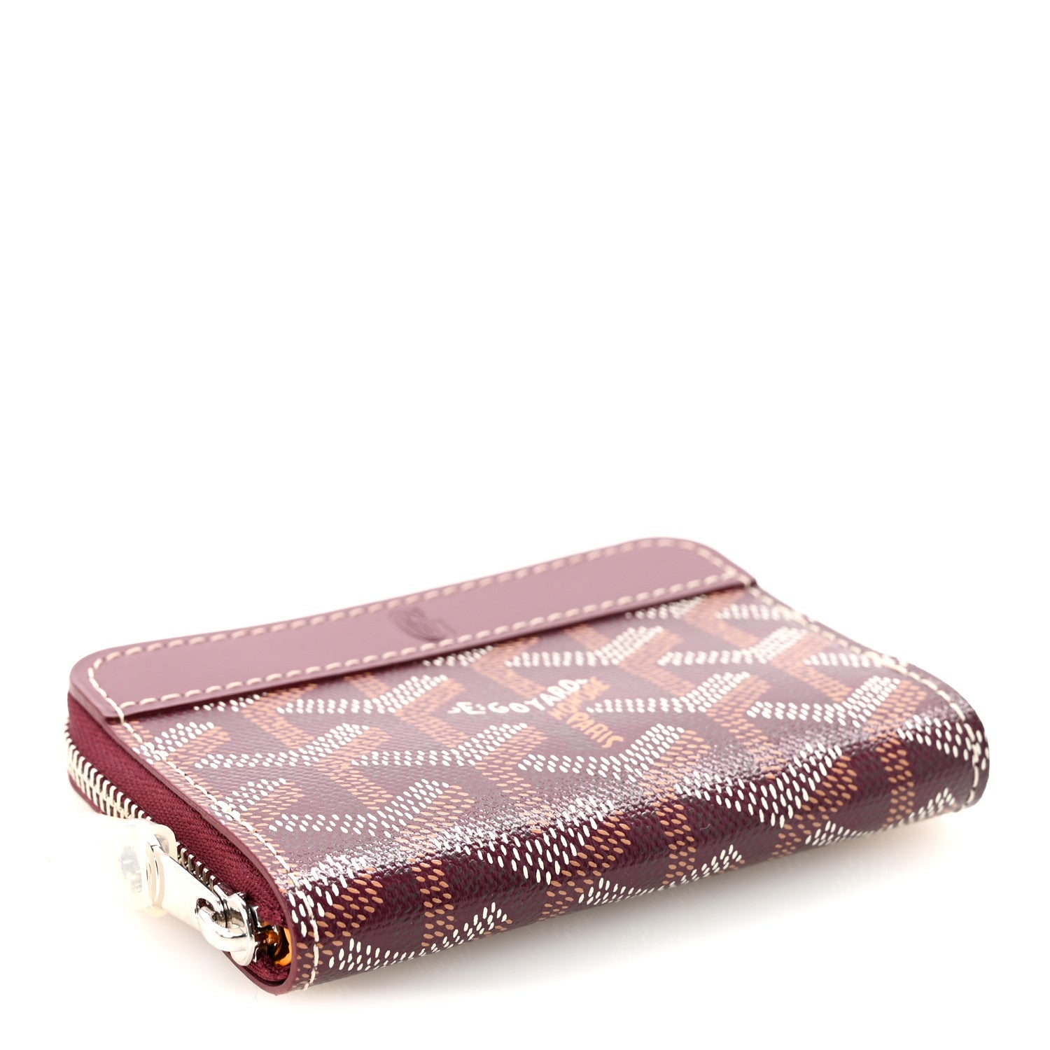 Goyard Goyardine Compact Wallet Burgundy 4 of 7