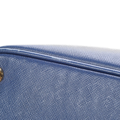 Prada Saffiano Lux Large Tote Bluette 17 of 25