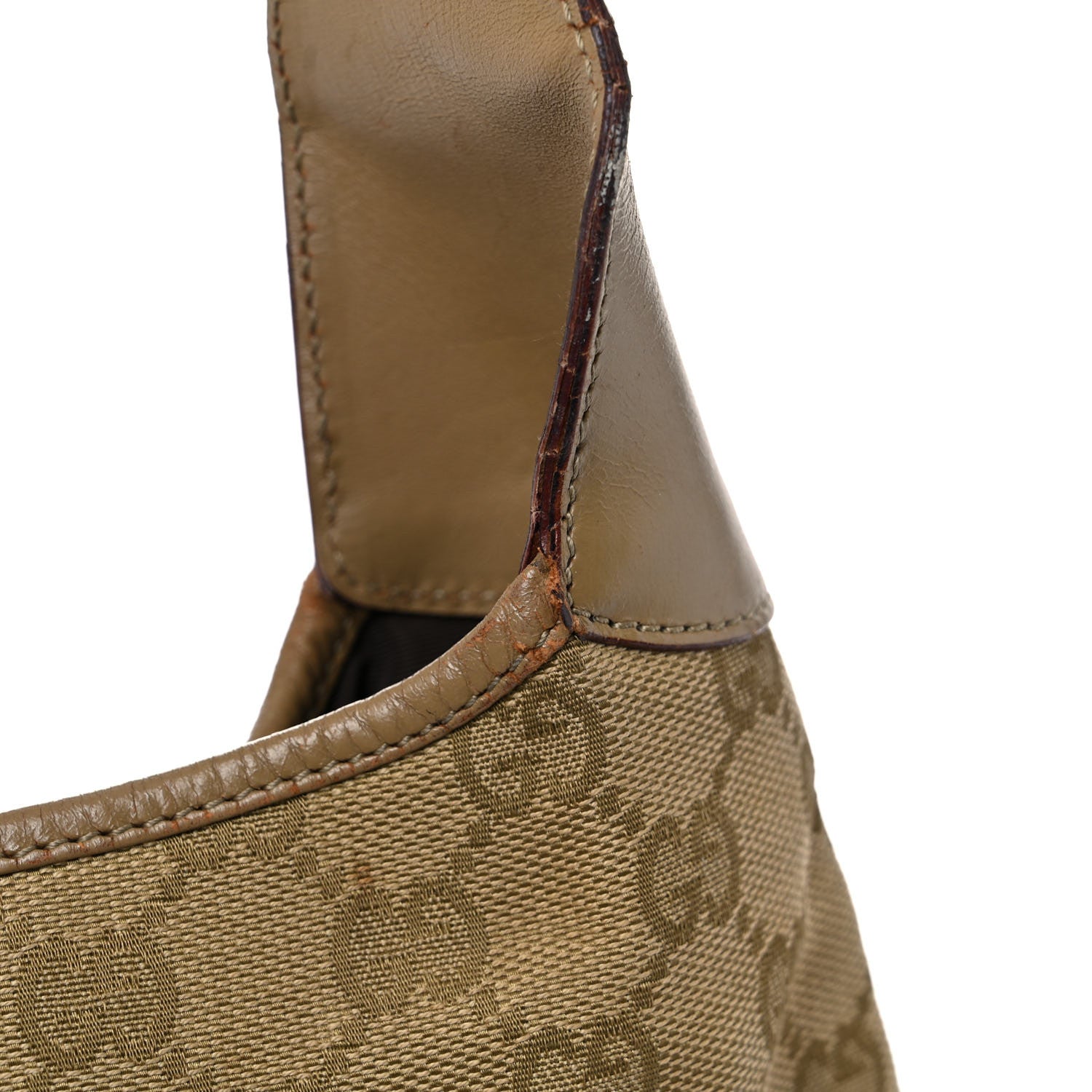 Gucci Monogram Web Jackie O Hobo Beige 15 of 23