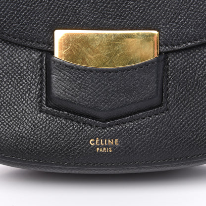 Celine Baby Grained Calfskin Small Trotteur Black 7 of 14