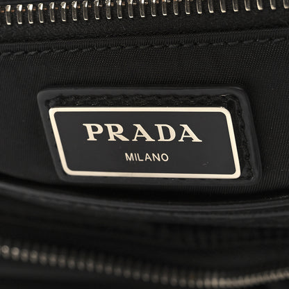 Prada Nylon Tessuto Nappa Symbols Signaux Hobo Bag Black 6 of 9
