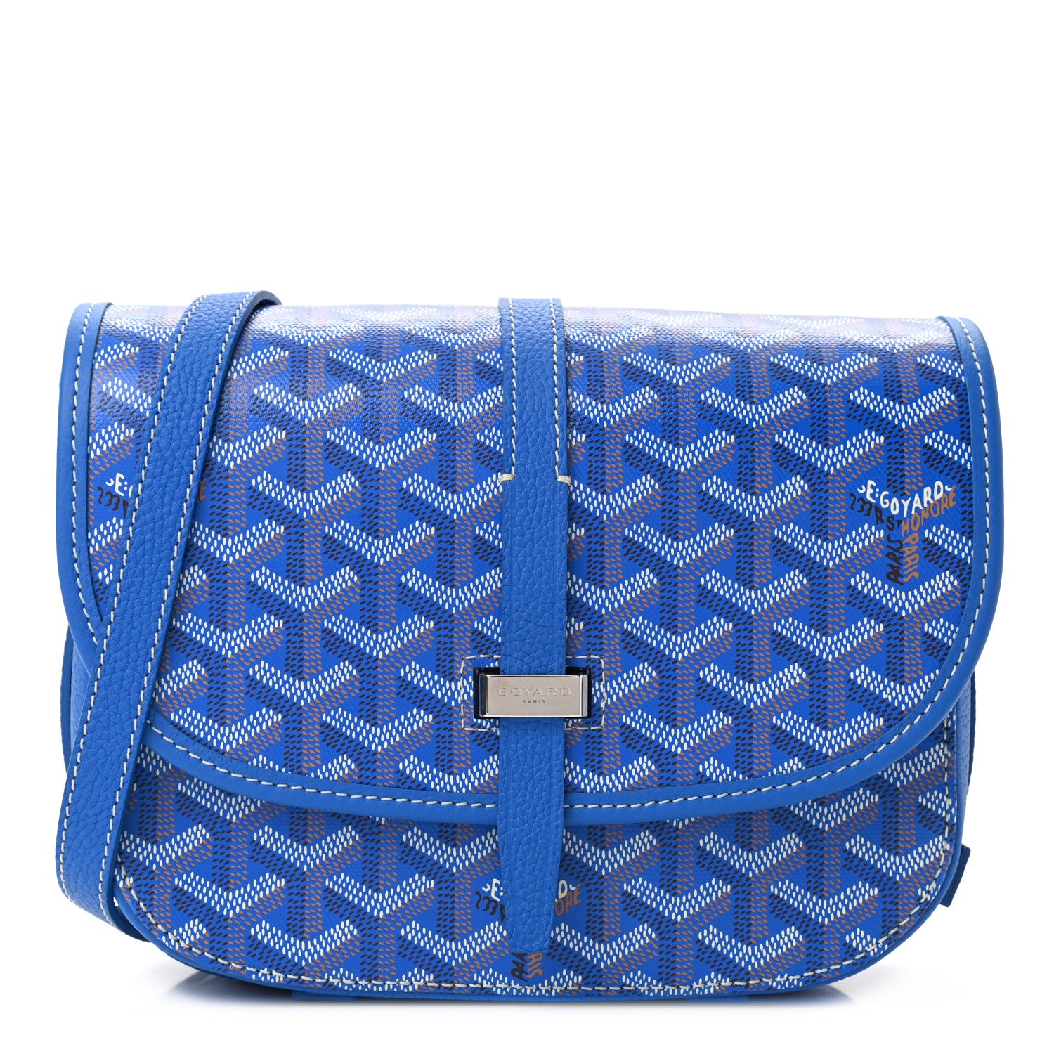 Goyard Goyardine Belvedere II PM Messenger Bag Sky Blue 2 of 17