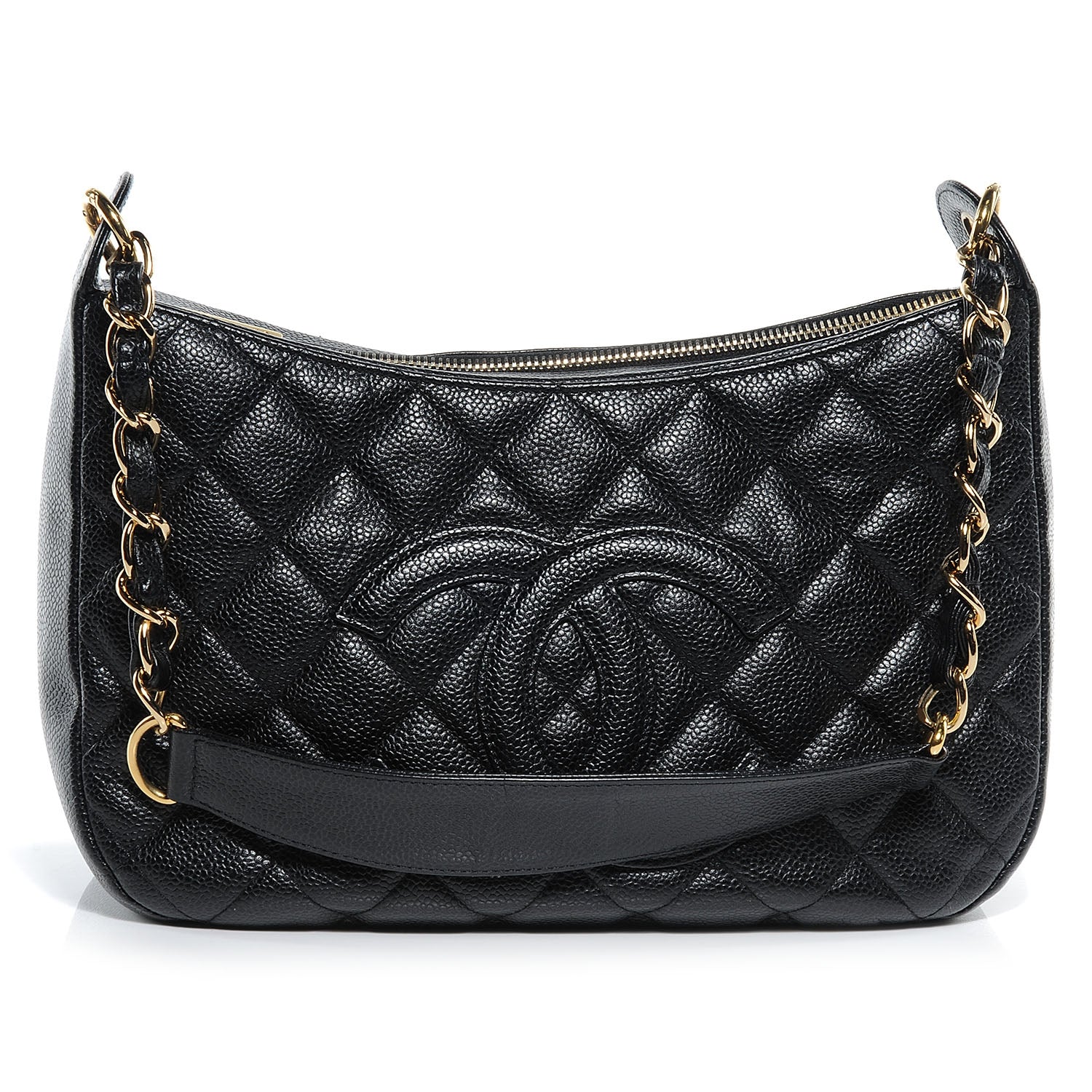 Chanel Caviar Quilted Hobo Bag Black 1 of 7