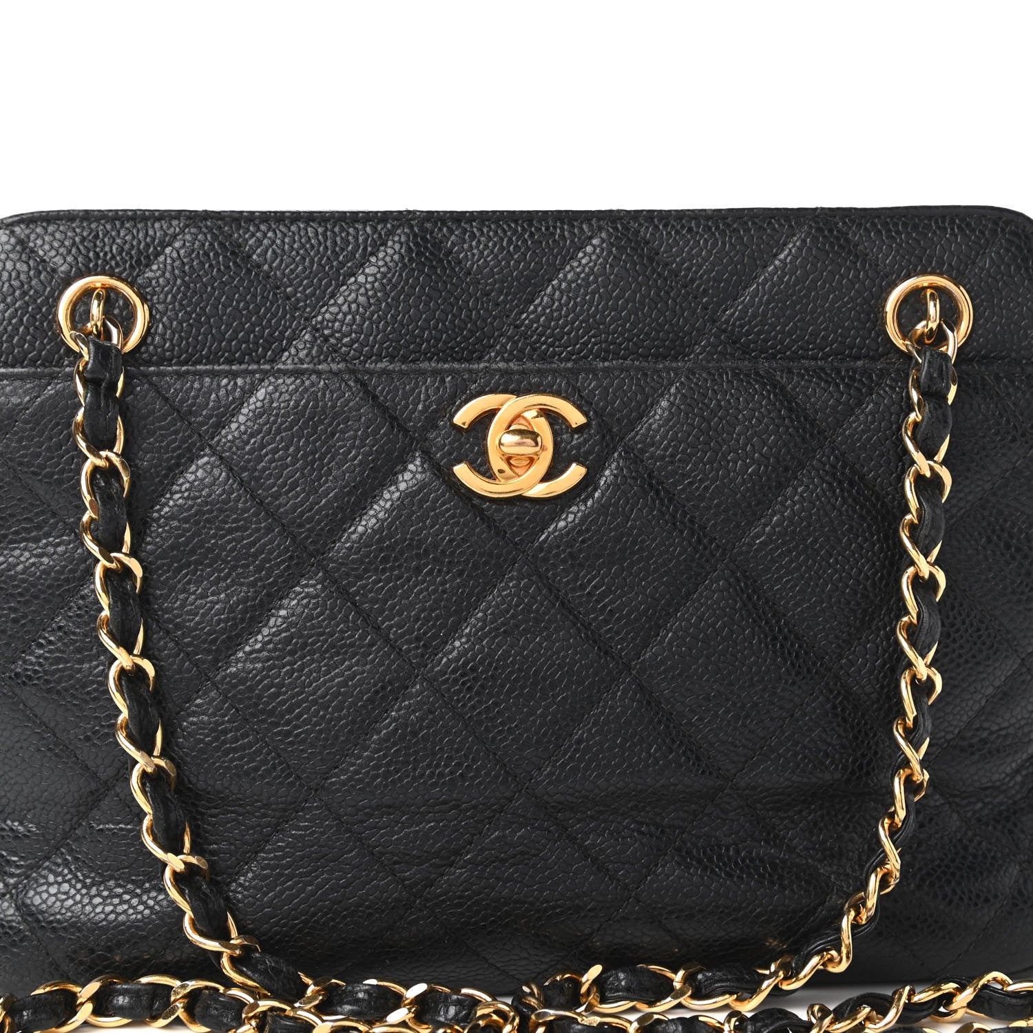 Chanel Caviar Quilted Camera Case Black 10 of 10