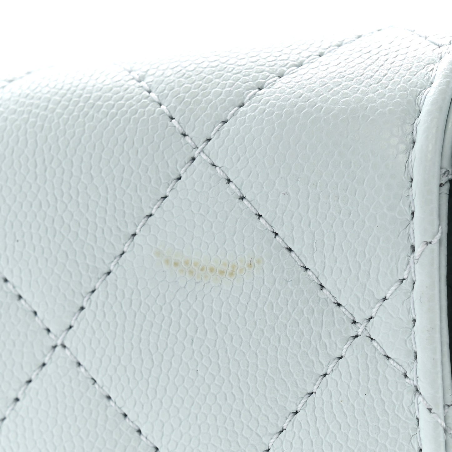 Caviar Quilted Small Chanel 25 Handbag Light Blue