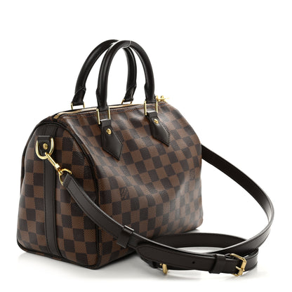Louis Vuitton Damier Ebene Speedy Bandouliere 25 3 of 9