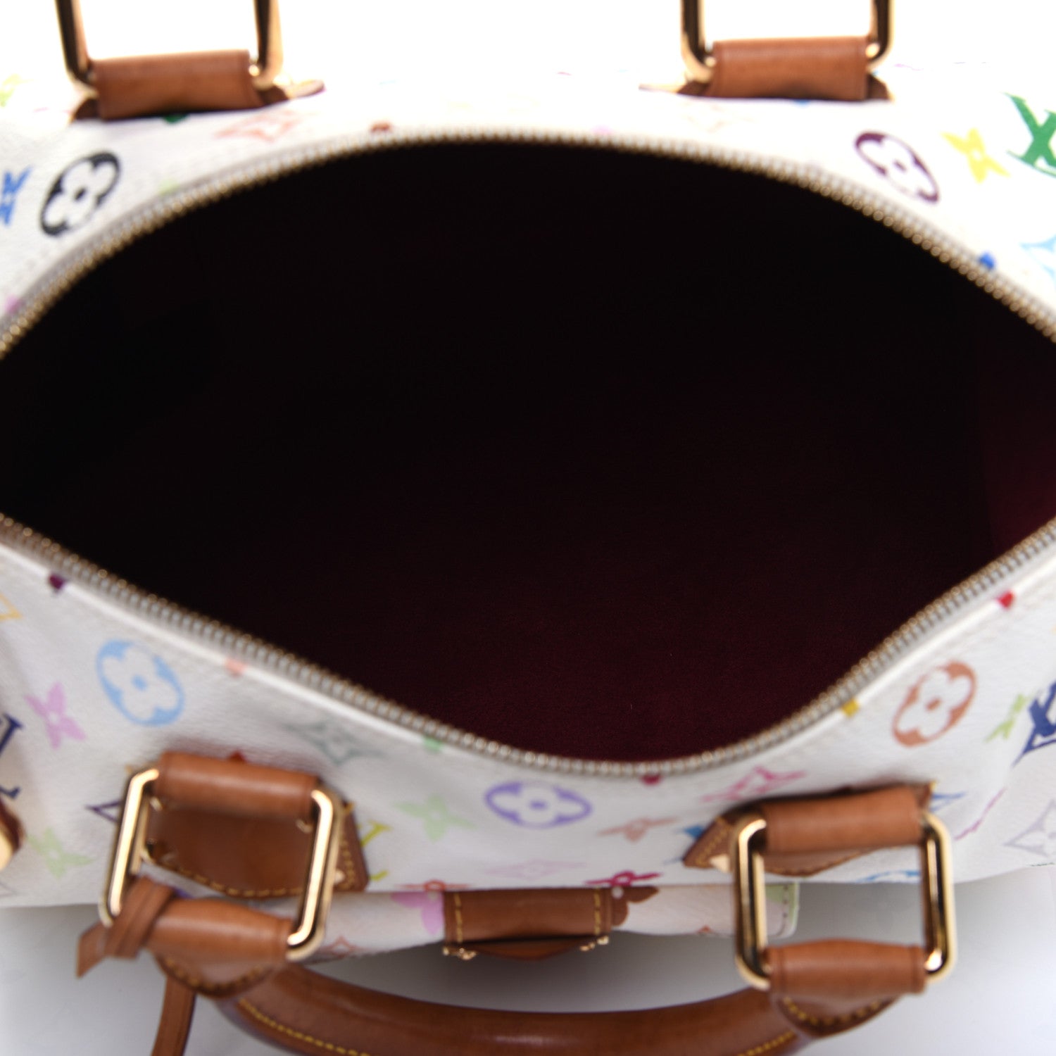 Louis Vuitton Monogram Multicolor Speedy 30 White 5 of 29