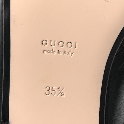 Gucci Calfskin Womens Princetown Slippers 35.5 Black 8 of 15