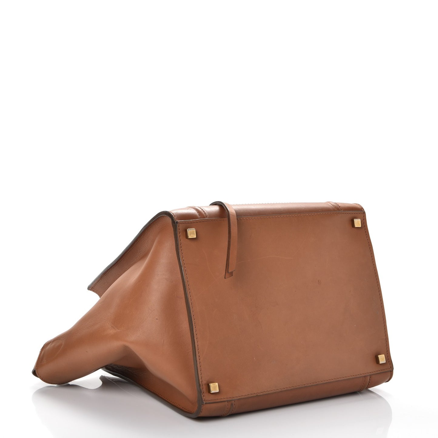 Natural Calfskin Medium Phantom Luggage Tan