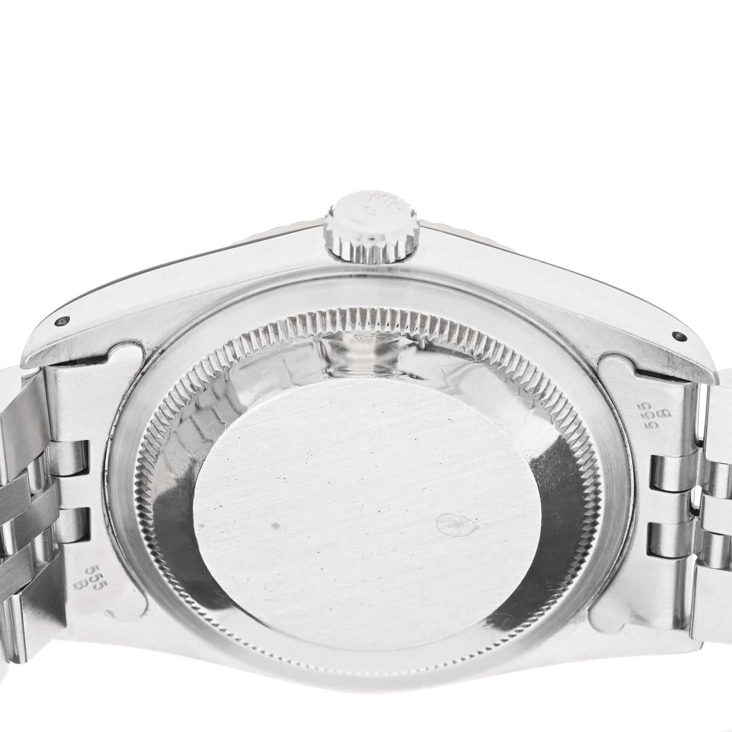 Stainless Steel 18K White Gold 36mm Oyster Perpetual Datejust Watch Blue 16234