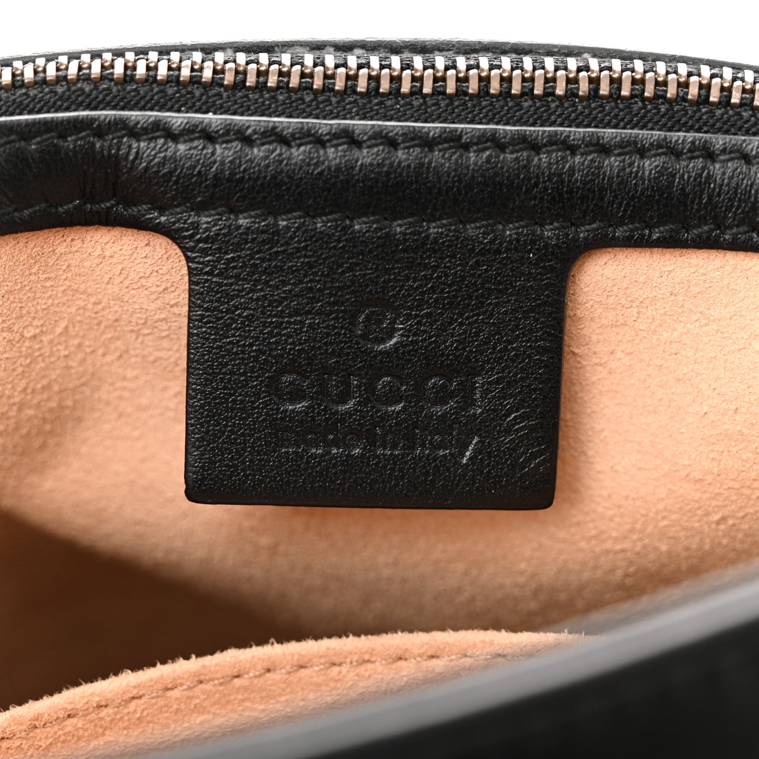 Gucci Calfskin Matelasse Medium GG Marmont Shoulder Bag Black 11 of 23