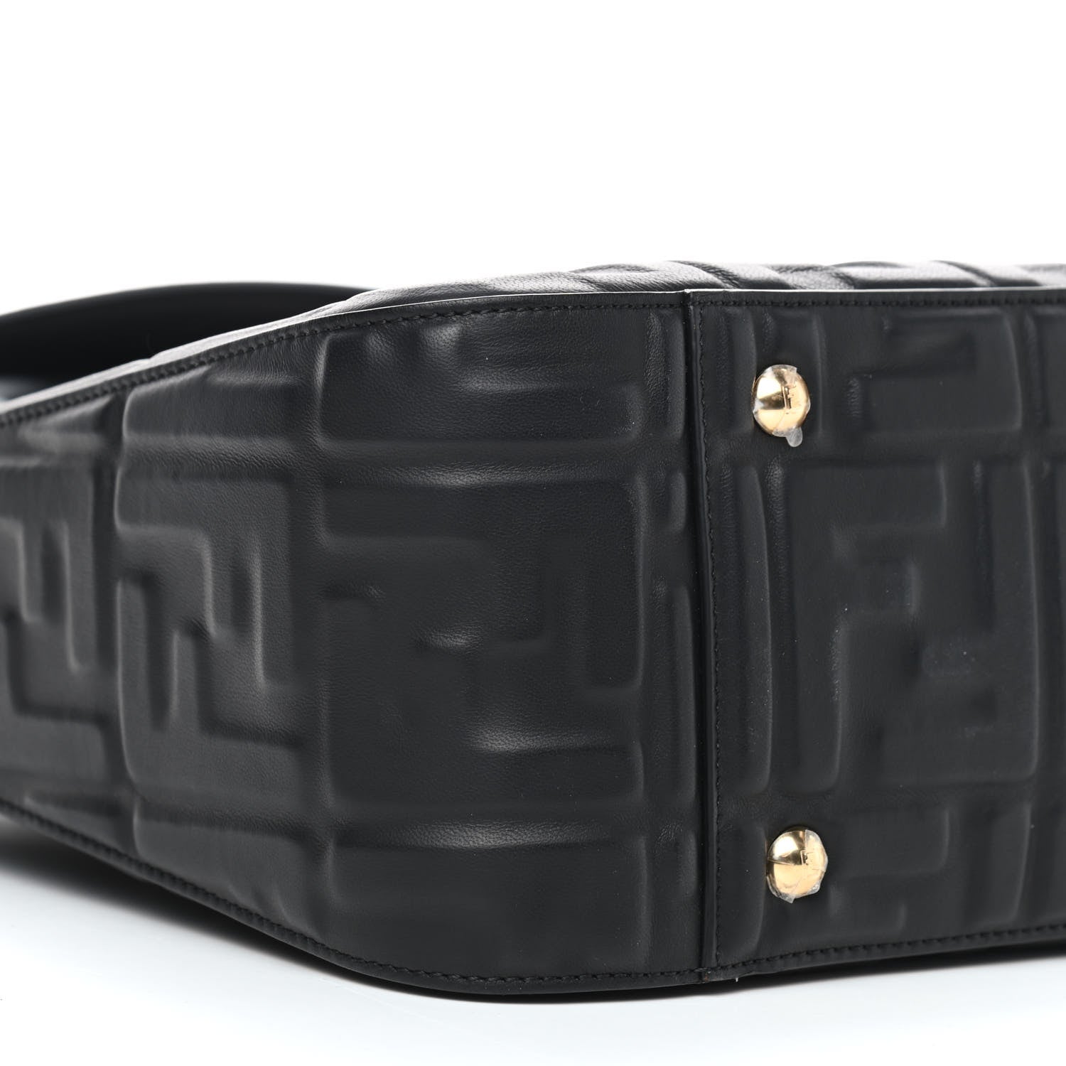 Fendi Nappa FF 1974 Embossed Small FF Tote Black 7 of 8
