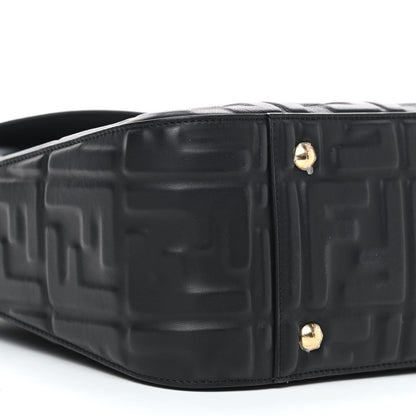 Fendi Nappa FF 1974 Embossed Small FF Tote Black 7 of 8