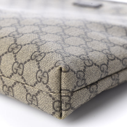 Gucci GG Plus Monogram Medium Flat Messenger Bag Dark Brown 9 of 13